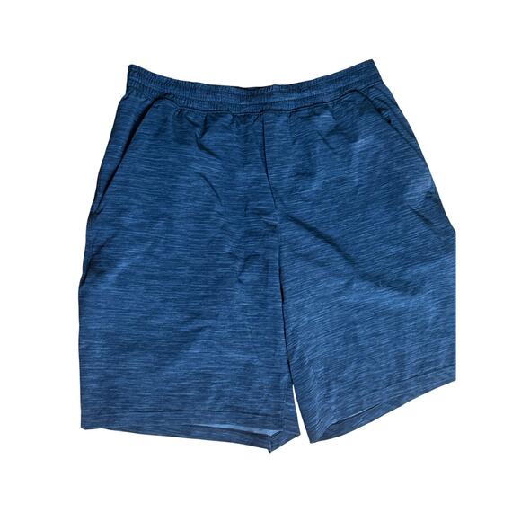 (L)‎ $68 Lululemon Pace Breaker Short 9" Heather Allover Iron Blue True Navy - Picture 5 of 8